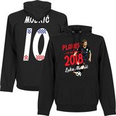 Modric Voetballer van het jaar 2018 Hooded Sweater - Zwart - M