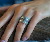 Bali style Boho zilveren ring Gili