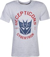 Transformers Heren Tshirt -M- Decepticon Grijs
