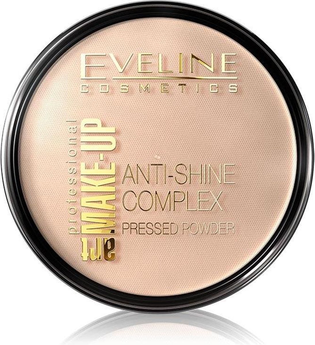 Eveline - Art Make-Up Anti-Shine Complex Pressed Powder matujący puder mineralny z jedwabiem 31 Transparent 14g