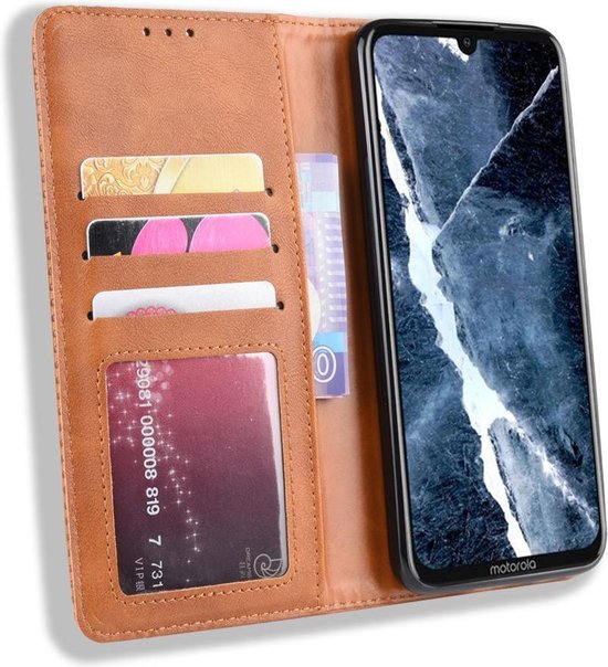 SunYoo For Huawei P40 Pro Case, PU Leather Magnetic Wallet Case Stand Holder Flip Cover With Card Slots Compartment For Huawei P40 Pro(6.58 Inch)-Dark Brown