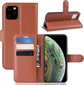 Book Case - iPhone 11 Pro Hoesje - Bruin