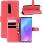 Book Case - Xiaomi Mi 9T Pro Hoesje - Rood