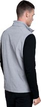 Softshell zomer vest/bodywamer grijs/zwart voor heren - Herenkleding/dunne jassen - Mouwloze outdoor vesten M (38/50)