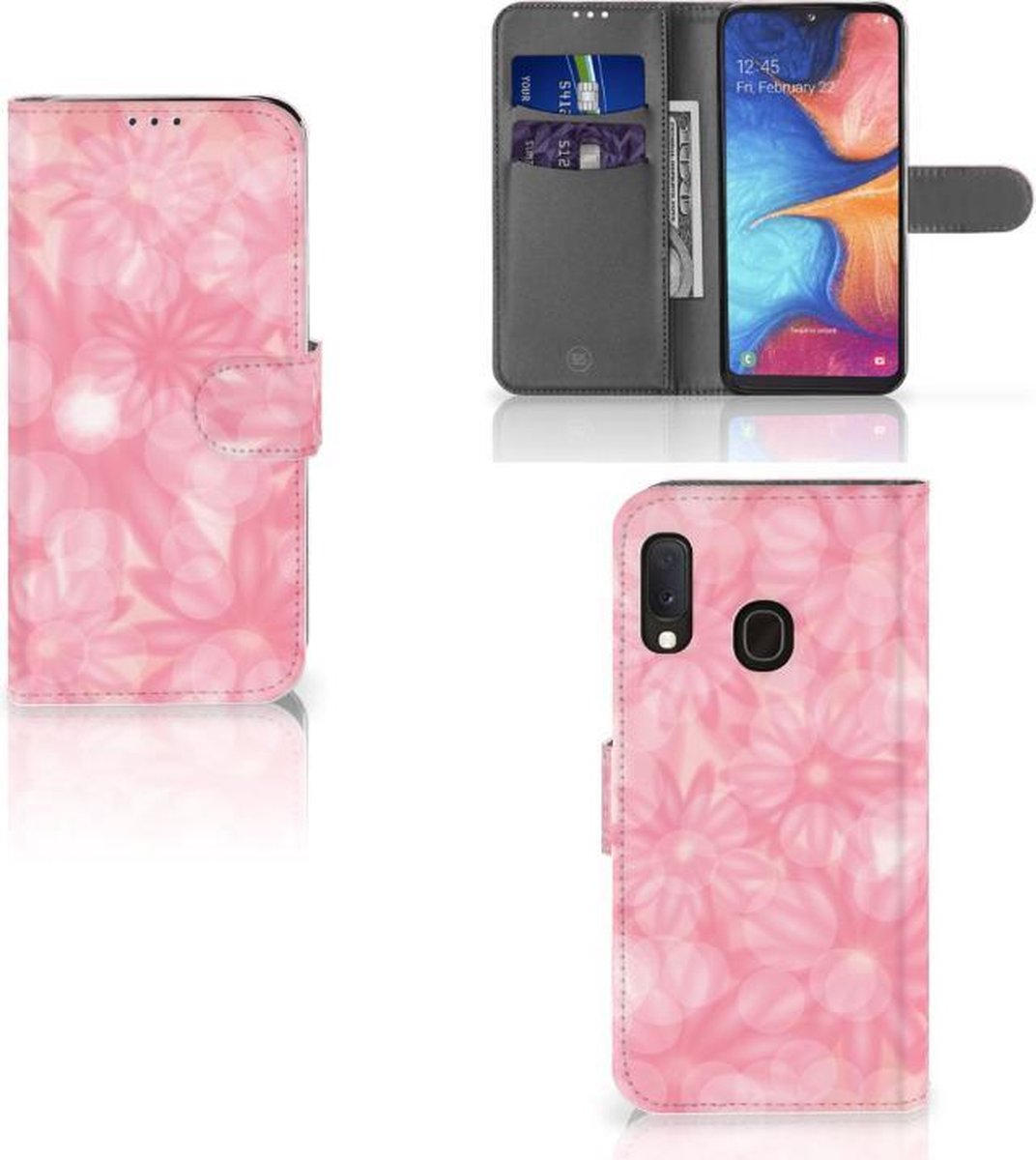 Samsung Galaxy A20e Hoesje Spring Flowers