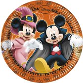 Mickey Mouse Bordjes Halloween 20cm 8 stuks