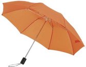 3x Oranje vouwbare paraplus 85 cm - Opvouwbare paraplu's