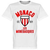 AS Monaco Established T-Shirt - Wit - XXL