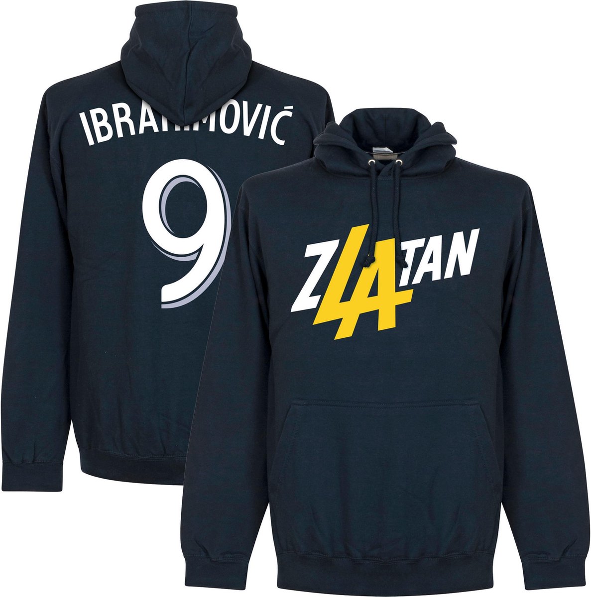 Zlatan Ibrahimovic Galaxy Hooded Sweater - Navy - Kinderen - 92/98