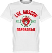 Lokomotive Moskou Established T-Shirt - Wit - XXL