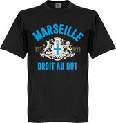 Olympique Marseille Established T-Shirt - Zwart  - XL