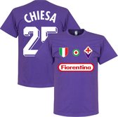 Fiorentina Chiesa 25 Team T-Shirt - Paars - S