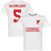 Liverpool Wijnaldum 5 Team T-Shirt - Wit - XXL