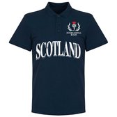 Schotland Rugby Polo - Navy - XXL