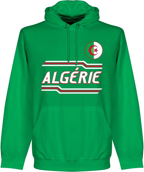 Algerije Team Hooded Sweater - Groen - XL