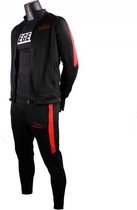 DryFit Trainingspak Kids/Volwassenen Zwart-Rood Polyester  7-8 years