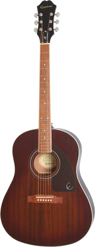 Gluren Datum Onderdrukker Epiphone, akoestische gitaar, AJ-220S (Mahogany Burst) | bol.com