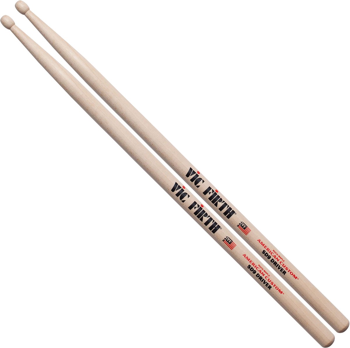 Vic Firth SD9 Driver - Paar drumstokken, maple
