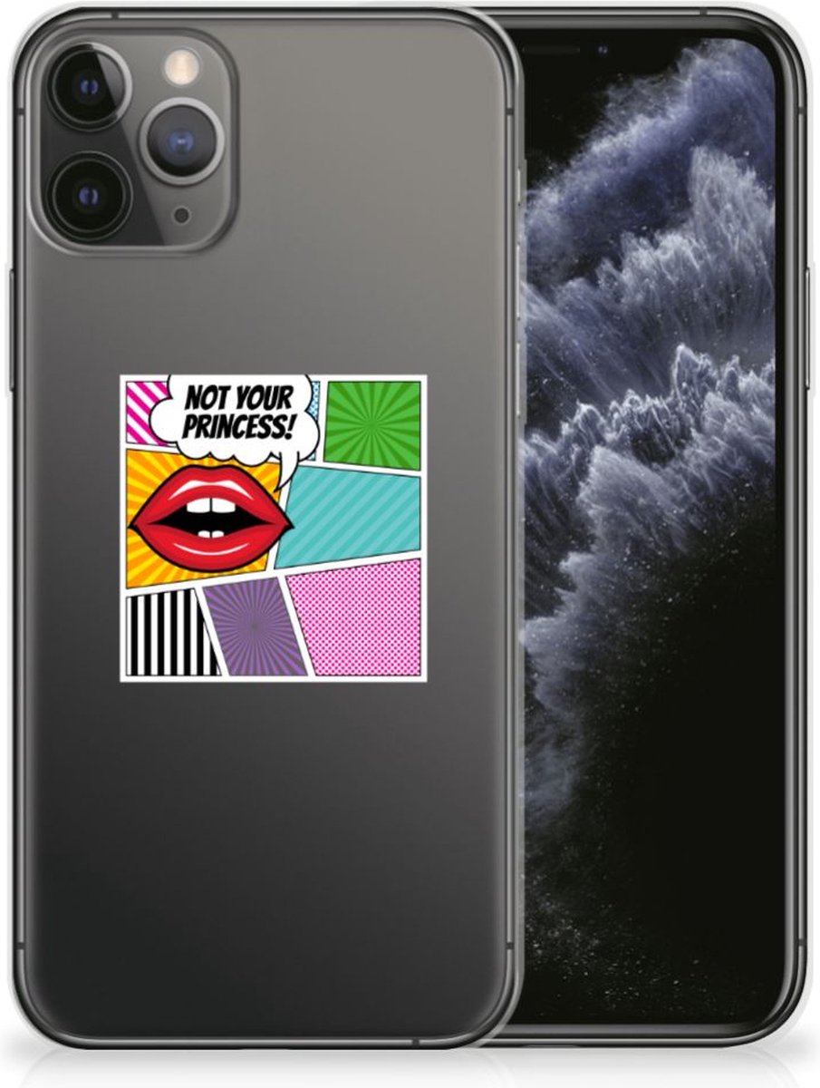 Apple iPhone 11 Pro Silicone Back Cover Popart Princess