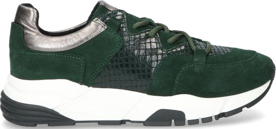 Tamaris Sneaker Dames Groen / Zilver / Zwart | bol.com