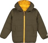 Smitten Organic - Reversible Donsjas- Amber yellow & Orion Blue - Maat(62)