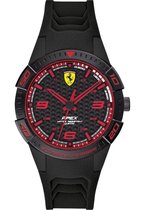 Ferrari Apex 0840032 Horloge - Siliconen - Zwart - Ø 37 mm