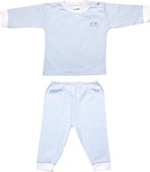 Beeren Bodywear Unisex Pyjama Stripe - Blauw - Maat 74/80
