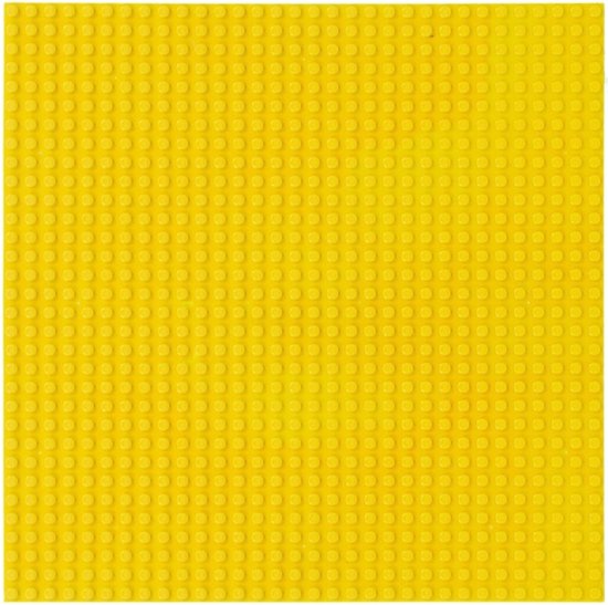 Strictly BRIKS LBP32YL Bouwplaat 32x32 Geel