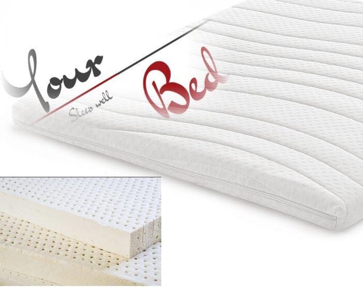 Topdekmatras - Topper Latex - 7CM - 150x220 cm