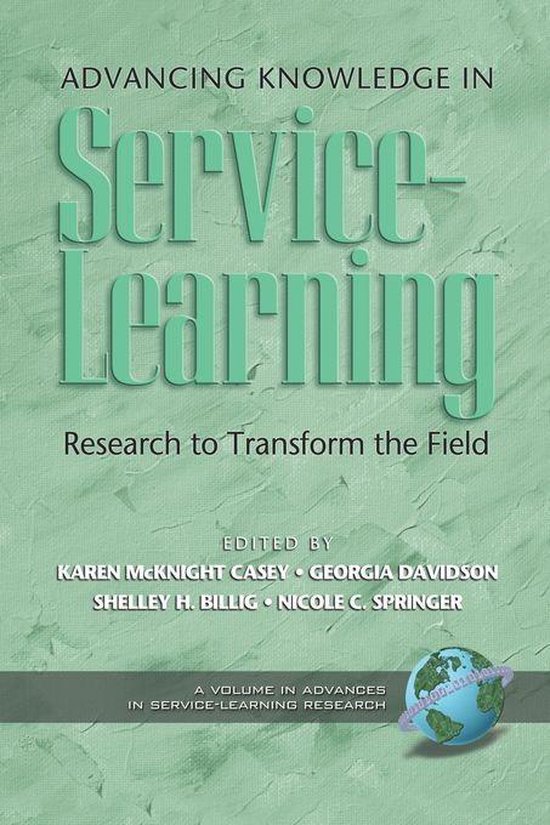 Advancing Knowledge in Service-Learning - cover