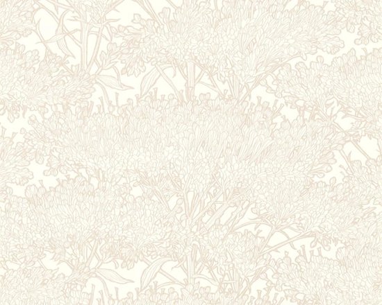 Vertolking Peer Boren BLOEMEN BEHANG | Botanisch - creme grijs goud - A.S. Création Absolutely  Chic | bol.com