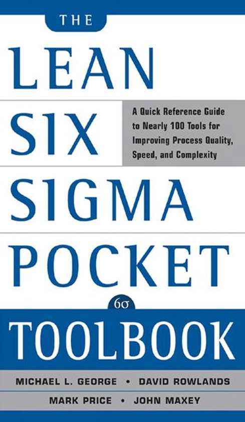 The Lean Six Sigma Pocket Toolbook - cover