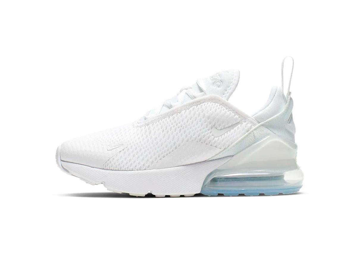 air max 270 white and silver