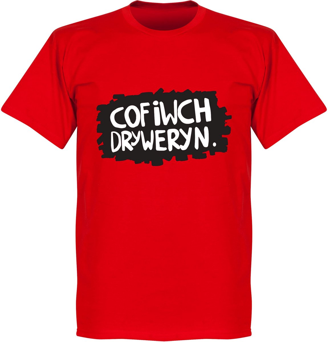 Cofiwch Dryweryn Wall T-Shirt - Rood - XL