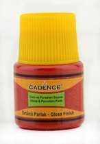 Cadence Opague Glas & Porselein verf Aardbeienrood  01 049 0550 0045  45 ml