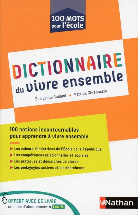 100 Mots pour l ecole - Ebook - Dictionnaire du vivre ensemb ... - cover