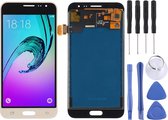 Lcd-scherm (TFT) + aanraakscherm voor Galaxy J3 (2016) / J320, J320FN, J320F, J320G, J320M, J320A, J320V, J320P (goud)