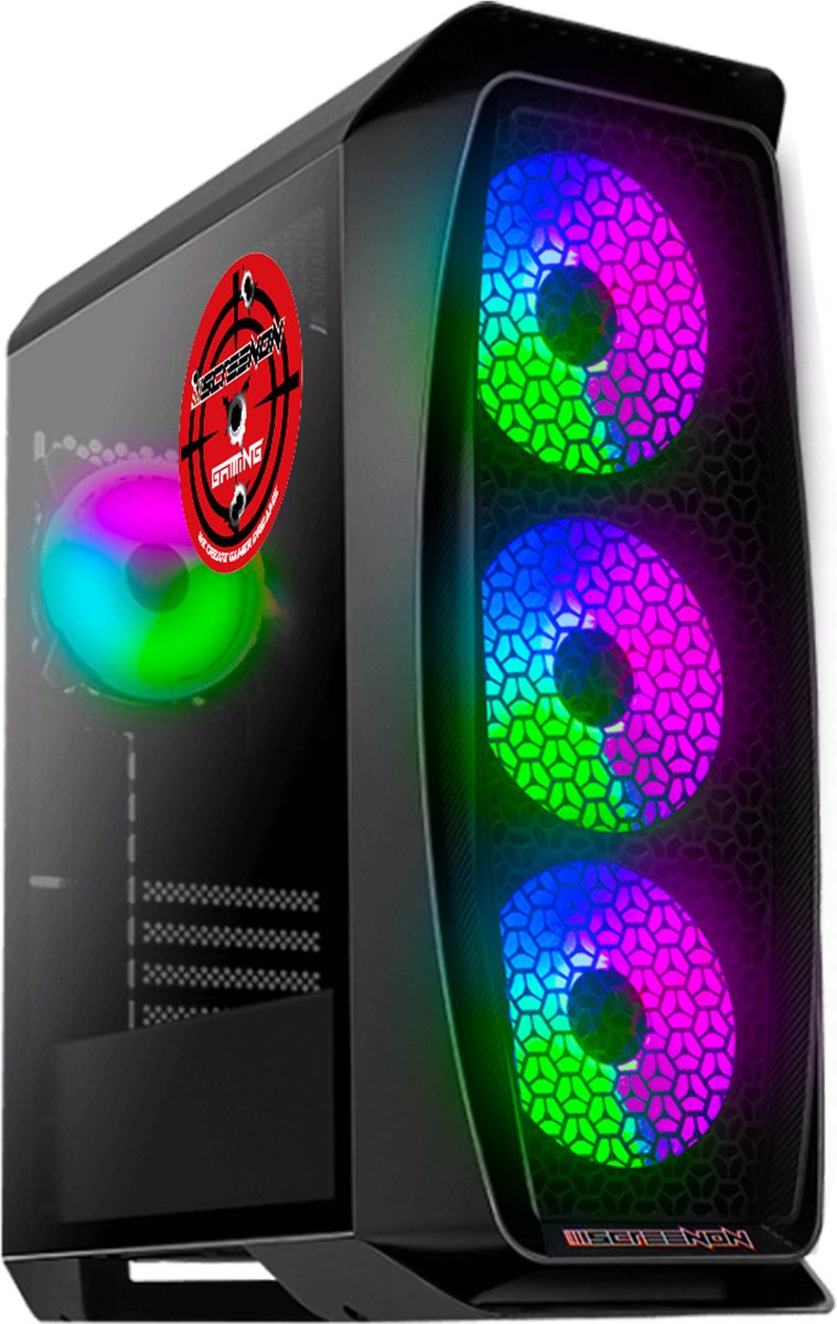 ScreenON - Ryzen 5 - 960GB M.2 SSD + 3TB HDD - RTX 3050 - GamePC.X38540
