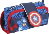 Schoolpennenzak Marvel Blauw (22 x 12 x 7 cm)