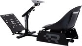 Bol.com Rebblers Rookie - Premium universele Race simulator met zwarte kuipstoel - voor Rallyracing F1 races en andere racegames aanbieding