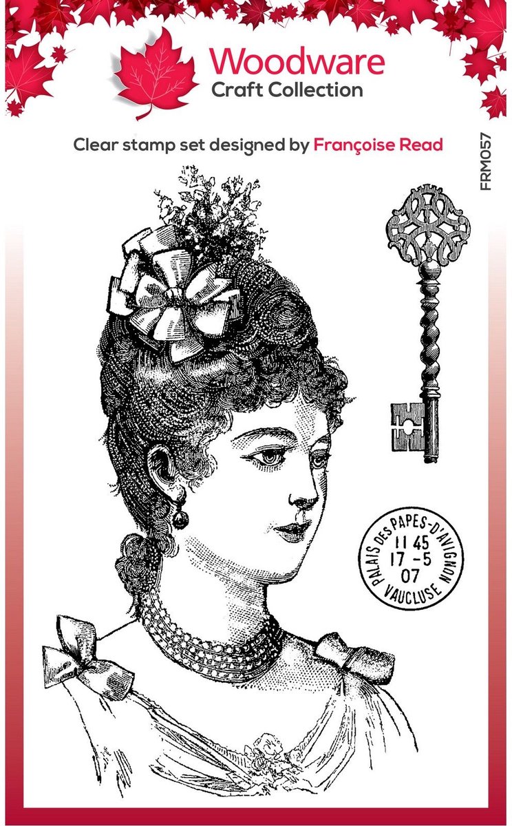 Woodware Clear Stempel Singles Vintage Lady