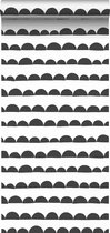 ESTAhome behangpapier grafisch motief zwart wit - 139268 - 0,53 x 10,05 m