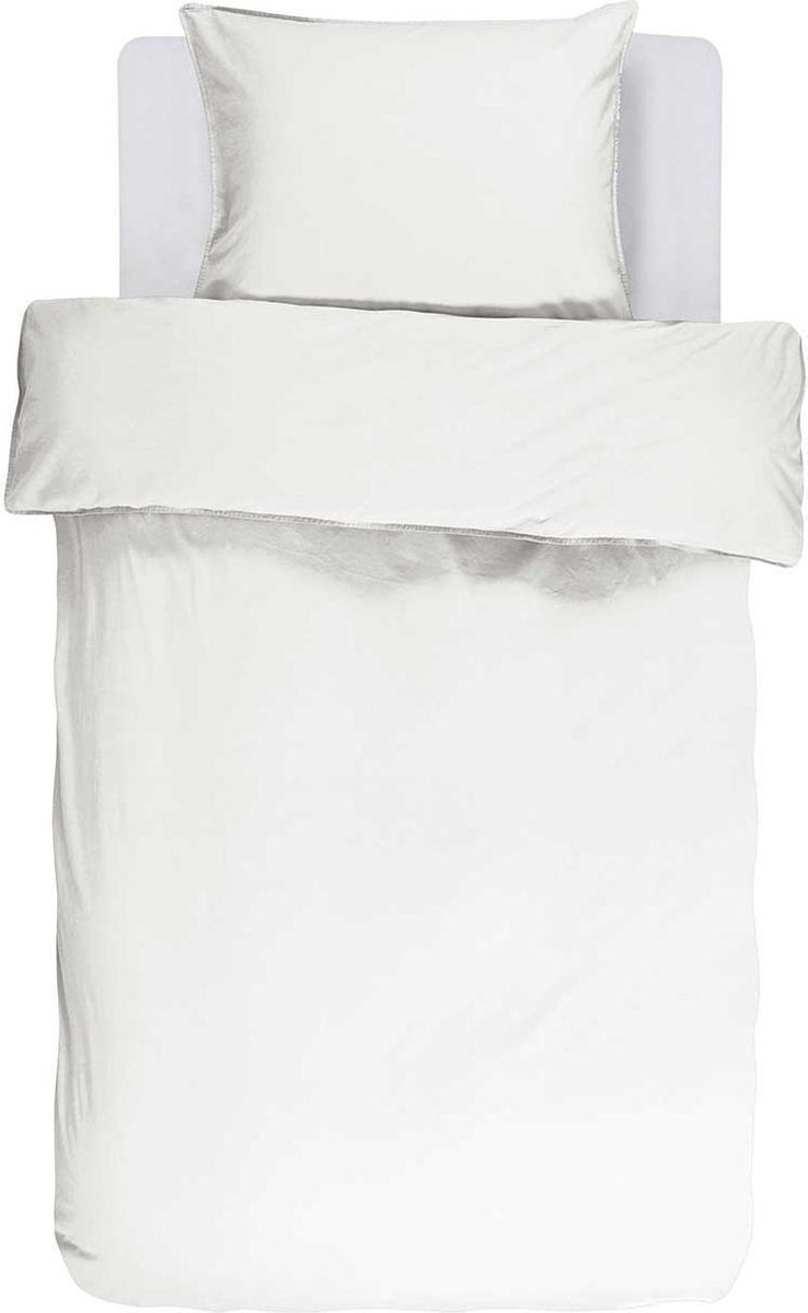 Essenza Guy Dekbedovertrek Wit Eenpersoons – 140x200 220 cm