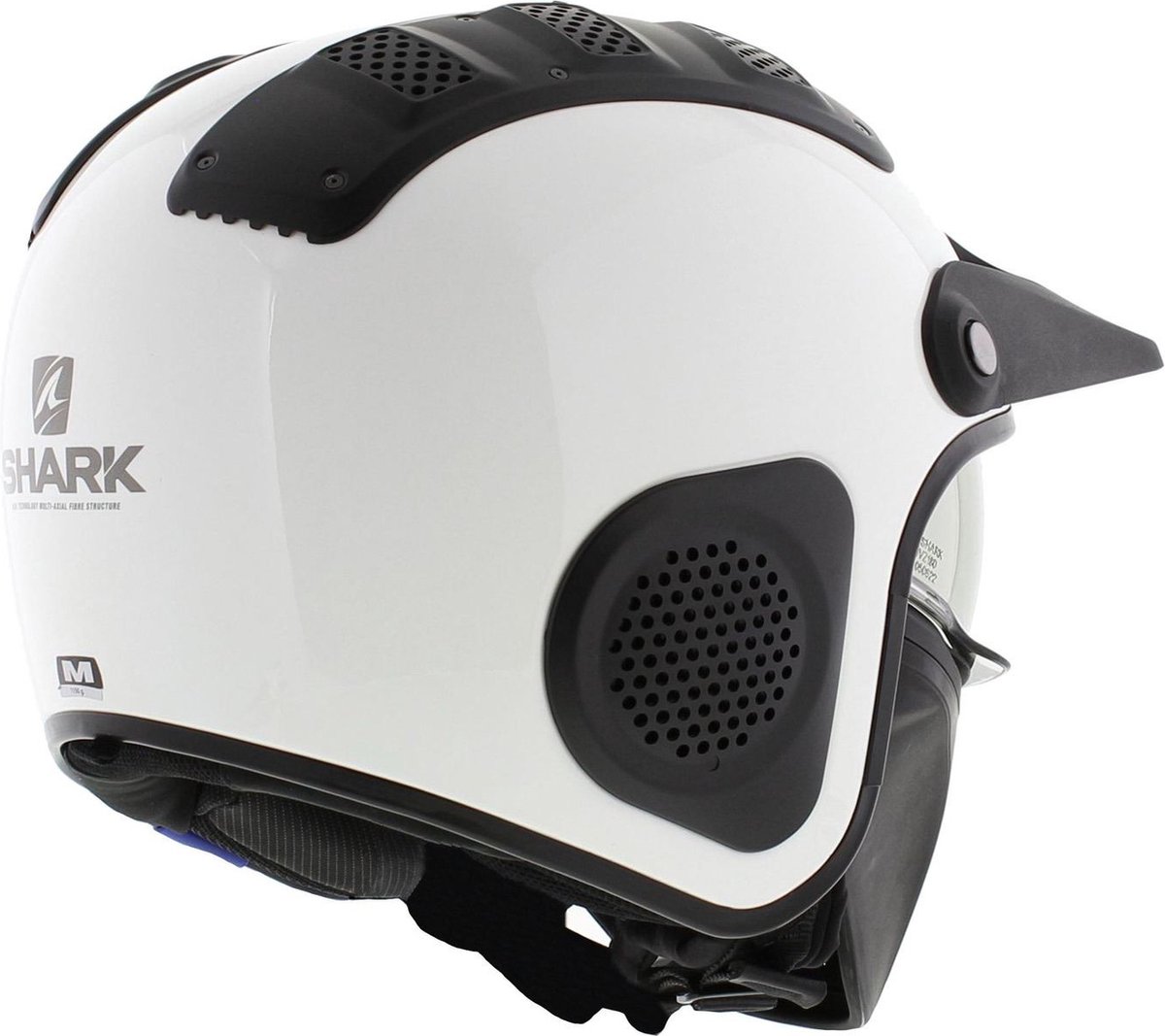 Shark X-Drak Trial helm glans wit XS - Motorhelm Scooterhelm – foto 5