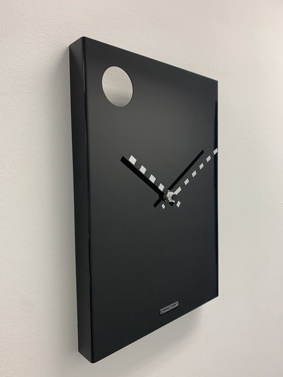 Horloge murale ChantalBrandO ODYSSEE BLACK -- DESIGN MODERNE --