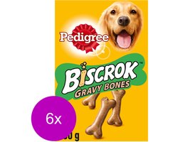 Pedigree Gravy Bones - Hondensnacks - 6 x Saus 400 g
