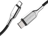Cygnett Armoured Braided USB-C to USB-A Kabel 10cm - Zwart