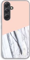 Case Company® - Hoesje geschikt voor Samsung Galaxy A54 hoesje - A touch of peach - Soft Cover Telefoonhoesje - Bescherming aan alle Kanten en Schermrand