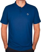 Heren Polo JL Flag Electric Blue