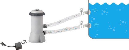 Intex Easy Set Zwembad - Opblaaszwembad - 366x76 cm - Inclusief Solarzeil, Onderhoudspakket, Filter en Onderhoudsset